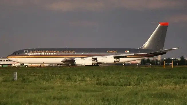 Royal Jordanian Cargo Boeing 707 Deanster1983 who's mostly off boeing 707 royal jordanian photo