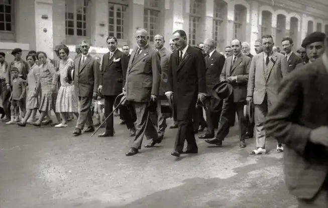VISITA DEL GENERAL MIGUEL PRIMO DE RIVERA A LA LOCALIDAD DE RENTERIA.Foto 3-6_1928 ikatxa@ymail.com Miguel Primo de Rivera photo