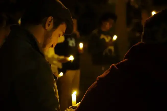 Candleholder Overpass Light Brigade iguala kidnapping photo
