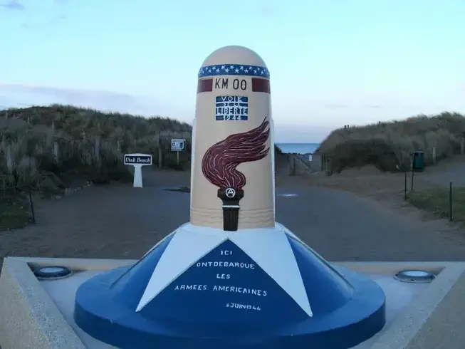 Liberty Road, Kilometre Zero - at Utah beach Richard_of_England voie de la liberté photo