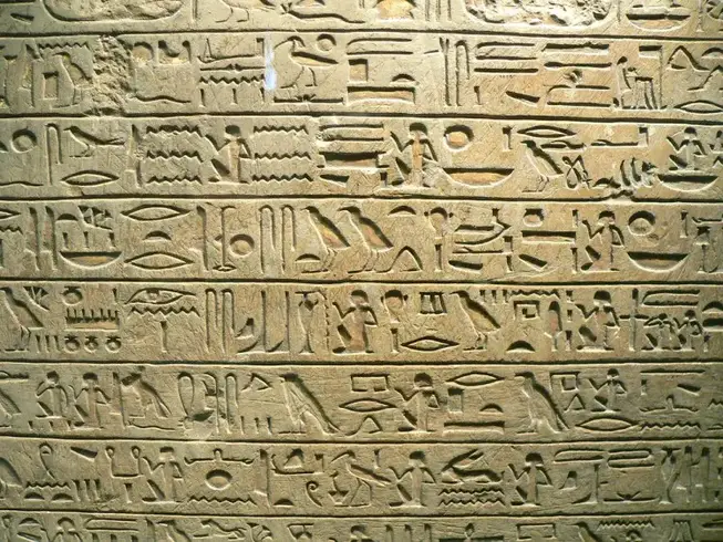 hiéroglyphes photo