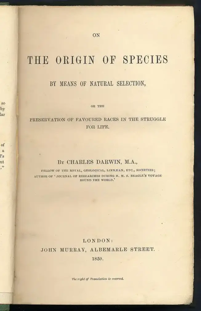 On the Origin of Species by Means of Natural Selection photo