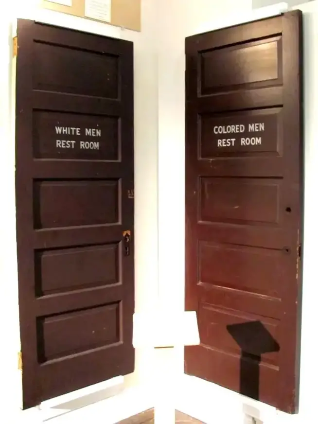 Segregation of Restrooms Universal Pops (David) segregation usa photo