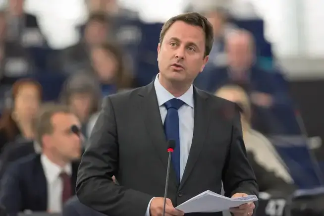 Xavier Bettel, Prime minister of Luxembourg speaks about Council priorities European Parliament Xavier Bettel photo