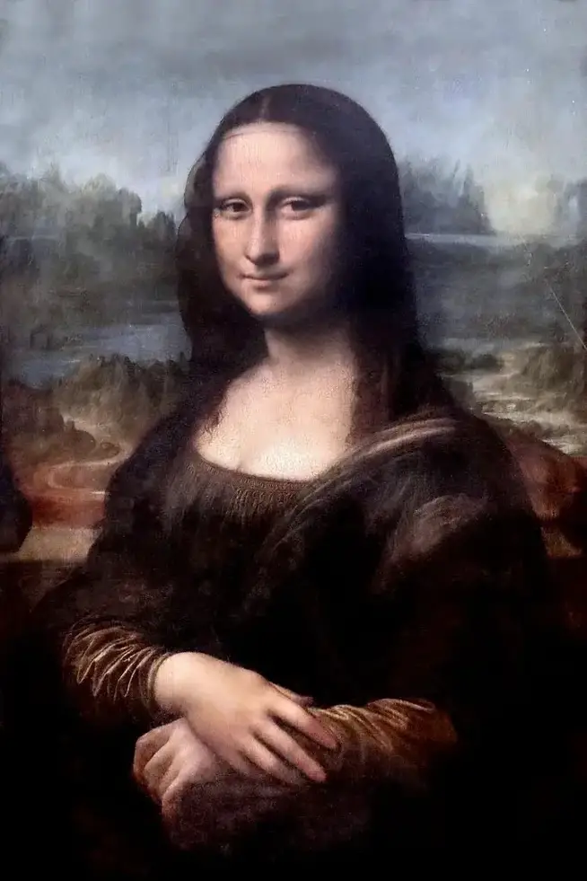 IMG_0110C Léonard de Vinci. 1452-1549. Florence, Milan. La Joconde. Portrait de Mona Lisa. The Mona Lisa Portrait of Mona Lisa. 1503-1506. Louvre. jean louis mazieres joconde photo
