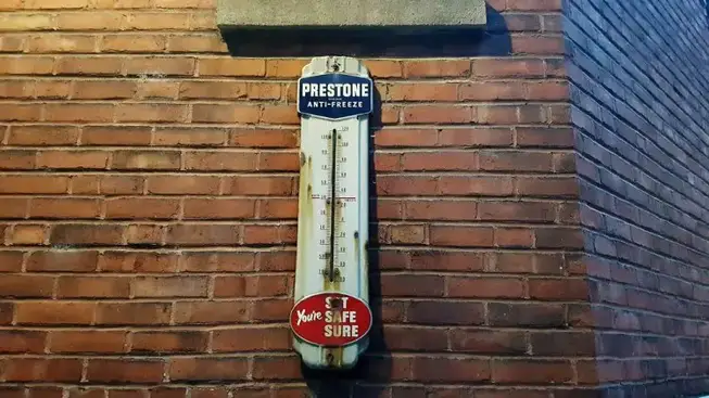 Prestone Anti-Freeze Thermometer Advertising Coastal Elite thermometre photo