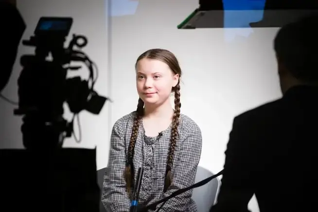 Greta Thunberg World Economic Forum Greta Thunberg photo