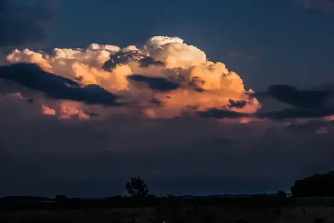Clouds in the evening by Marlis B clouds photo