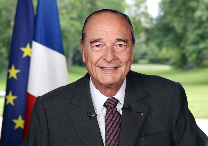 File photo of then outgoing French President Chirac as French magistrate has ordered him to stand trial on embezzlement charges dating back to his time as mayor of Paris