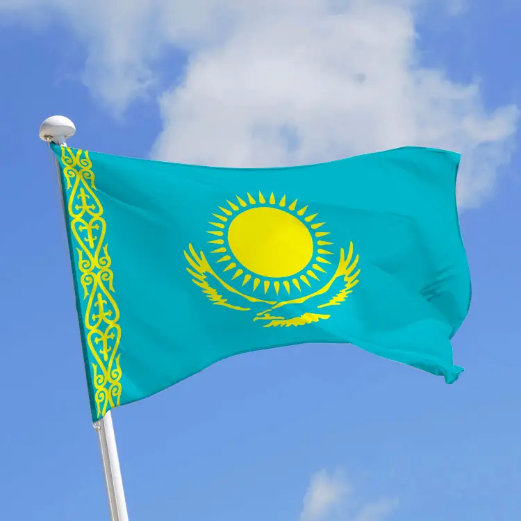 drapeau kazakhstan