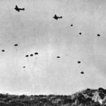 parachutistes allemands largués sur la crètre
