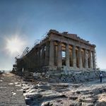 l'acropole d'Athènes un 7 septembre