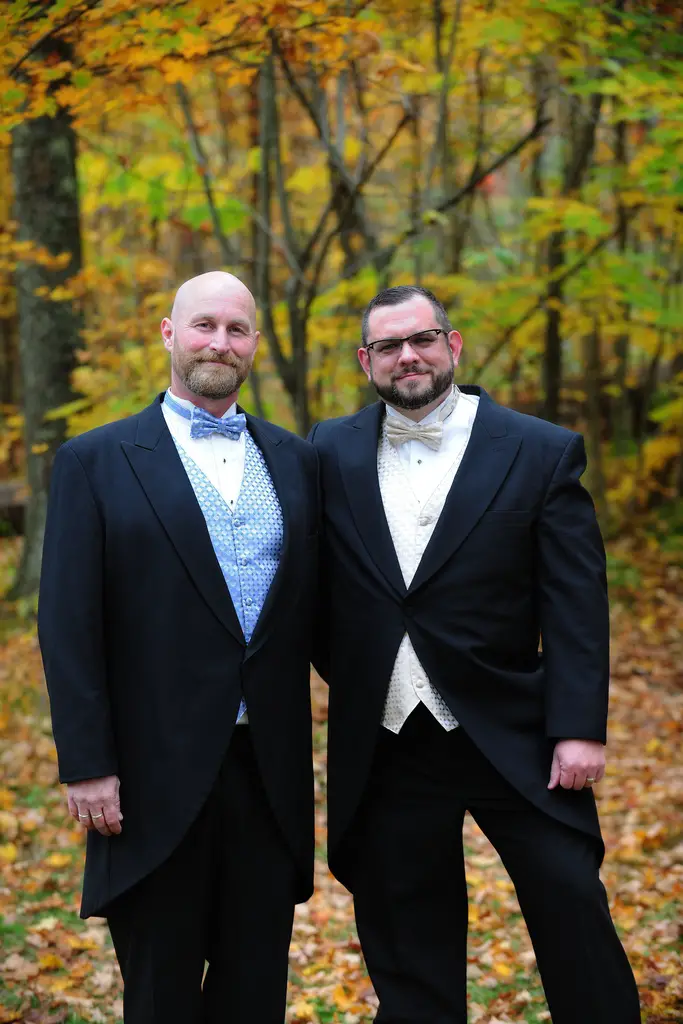 gay wedding photo