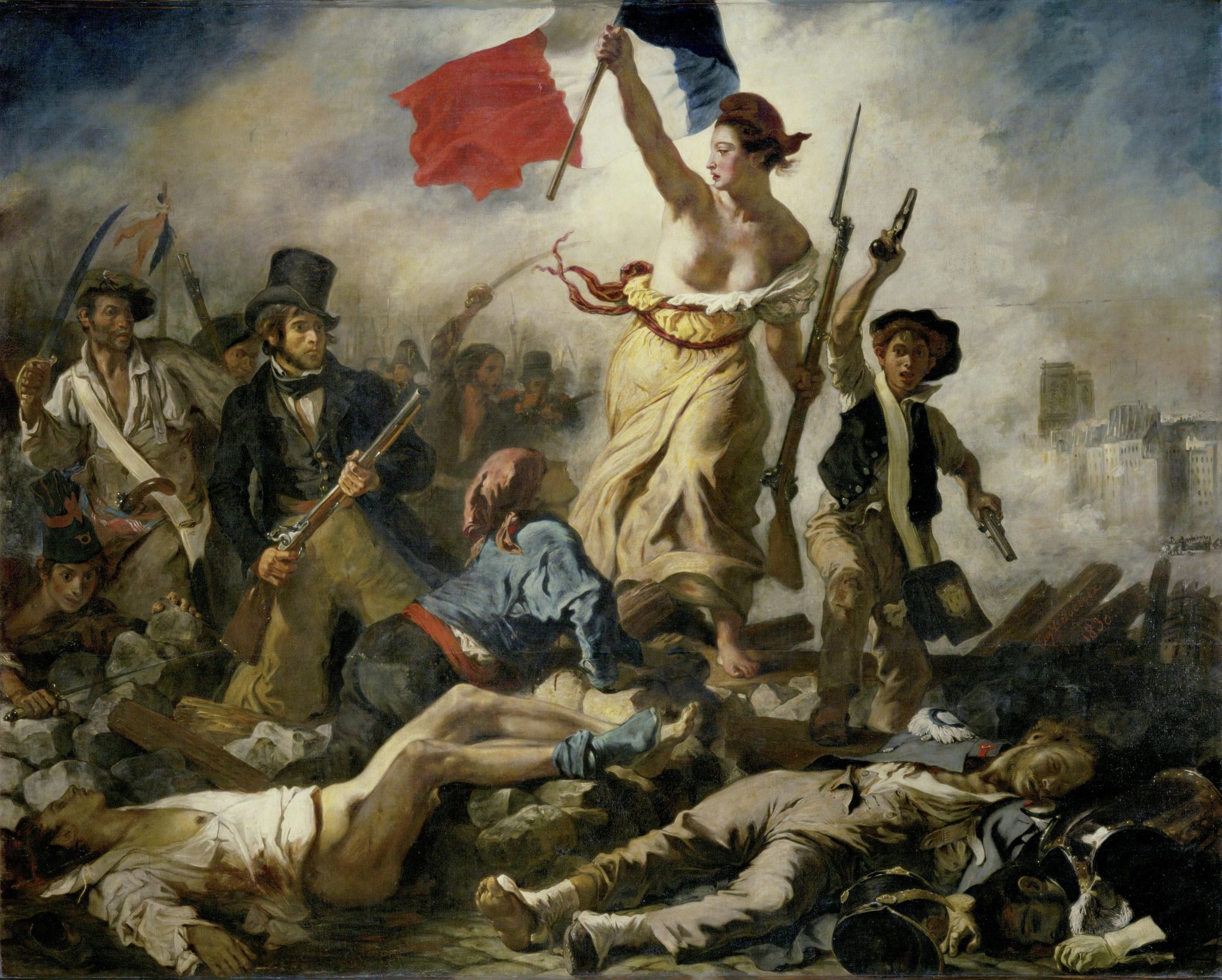 la Liberté guidant le peuple d'Eugène Delacroix